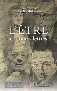 L'être en toutes lettres