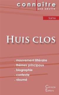 Fiche de lecture Huis clos de Jean-Paul Sartre (Analyse littéraire de référence et résumé complet)