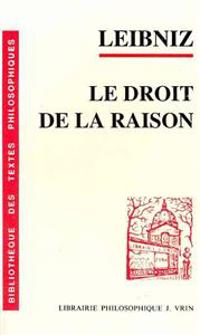 Le Droit De La Raison