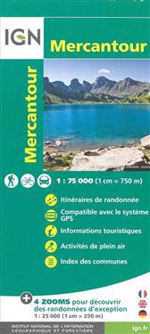 IGN 75 000 Touristische Wanderkarte 10 Mercantour