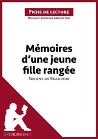 Mémoires d''une jeune fille rangée de Simone de Beauvoir (Fiche de lecture)