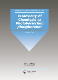 Kirjan kansi "Ecotoxicity of Chemicals to Photobacterium Phosphoreum"