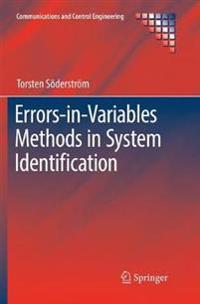 Errors-in-Variables Methods in System Identification