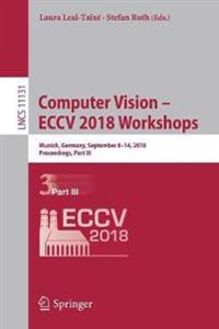 Computer Vision – ECCV 2018 Workshops