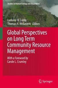Kirjan kansi "Global Perspectives on Long Term Community Resource Management"