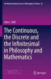 Kirjan kansi "The Continuous, the Discrete and the Infinitesimal in Philosophy and Mathematics"