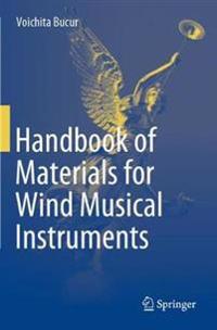 Bokomslag för "Handbook of Materials for Wind Musical Instruments"