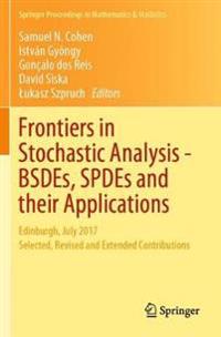 Frontiers in Stochastic Analysis–BSDEs, SPDEs and their Applications