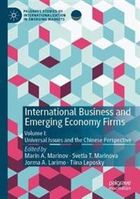 Bokomslag för "International Business and Emerging Economy Firms"