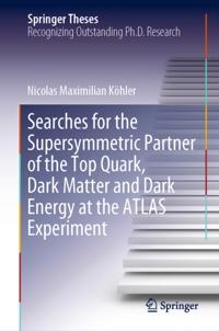 Searches for the Supersymmetric Partner of the Top Quark, Dark Matter and Dark Energy at the ATLAS Experiment
