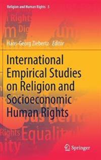 Kirjan kansi "International Empirical Studies on Religion and Socioeconomic Human Rights"