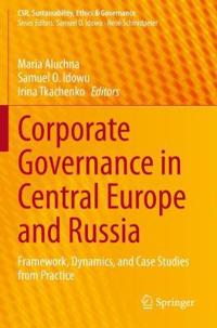 Kirjan kansi "Corporate Governance in Central Europe and Russia"