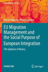 Kirjan kansi "EU Migration Management and the Social Purpose of European Integration"