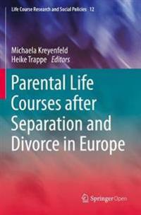 Bokomslag för "Parental Life Courses after Separation and Divorce in Europe"
