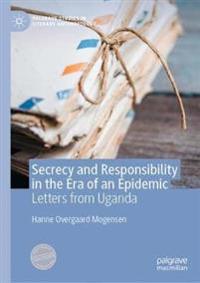 Kirjan kansi "Secrecy and Responsibility in the Era of an Epidemic"