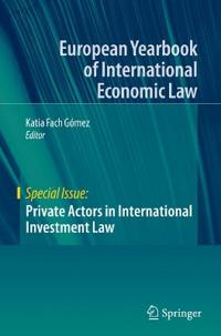 Bokomslag för "Private Actors in International Investment Law"