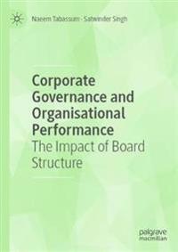 Bokomslag för "Corporate Governance and Organisational Performance"