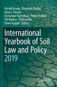 Bokomslag för "International Yearbook of Soil Law and Policy 2019"