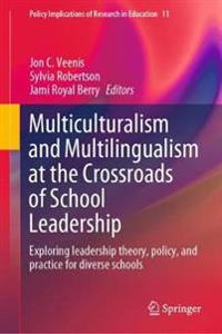 Kirjan kansi "Multiculturalism and Multilingualism at the Crossroads of School Leadership"