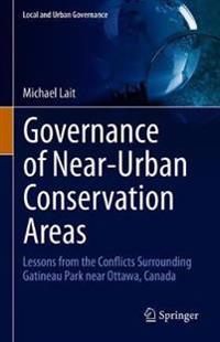 Kirjan kansi "Governance of Near-Urban Conservation Areas"