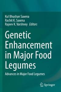Kirjan kansi "Genetic Enhancement in Major Food Legumes"