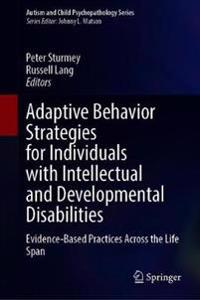 Kirjan kansi "Adaptive Behavior Strategies for Individuals with Intellectual and Developmental Disabilities"