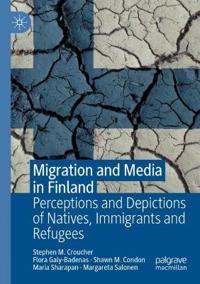 Kirjan kansi "Migration and Media in Finland"