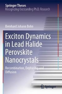 Exciton Dynamics in Lead Halide Perovskite Nanocrystals