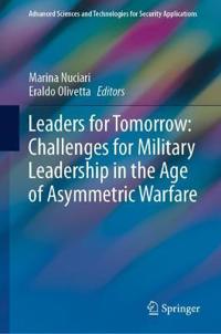 Kirjan kansi "Leaders for Tomorrow: Challenges for Military Leadership in the Age of Asymmetric Warfare"