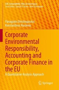 Kirjan kansi "Corporate Environmental Responsibility, Accounting and Corporate Finance in the EU"