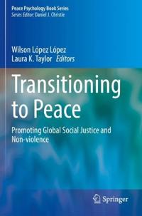 Kirjan kansi "Transitioning to Peace"