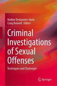 Bokomslag för "Criminal Investigations of Sexual Offenses"