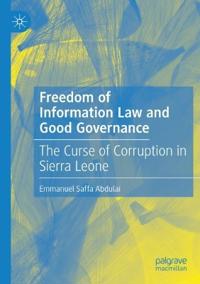 Bokomslag för "Freedom of Information Law and Good Governance"