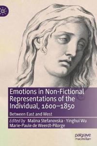 Bokomslag för "Emotions in Non-Fictional Representations of the Individual, 1600-1850"