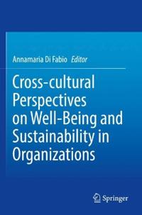 Kirjan kansi "Cross-cultural Perspectives on Well-Being and Sustainability in Organizations"