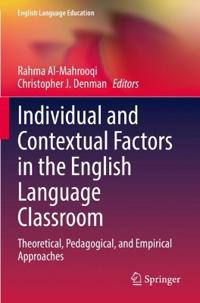 Bokomslag för "Individual and Contextual Factors in the English Language Classroom"