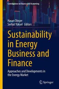 Kirjan kansi "Sustainability in Energy Business and Finance"