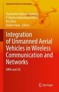 Kirjan kansi "Integration of Unmanned Aerial Vehicles in Wireless Communication and Networks"