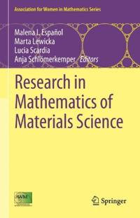 Bokomslag for "Research in Mathematics of Materials Science"