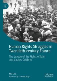 Kirjan kansi "Human Rights Struggles in Twentieth-century France"