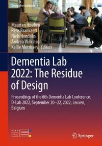 Bokomslag för "Dementia Lab 2022: The Residue of Design"
