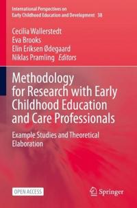 Kirjan kansi "Methodology for Research with Early Childhood Education and Care Professionals"