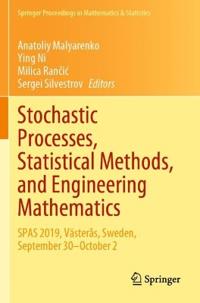 Kirjan kansi "Stochastic Processes, Statistical Methods, and Engineering Mathematics"