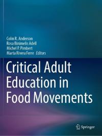 Kirjan kansi "Critical Adult Education in Food Movements"