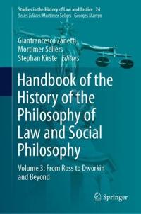 Bokomslag för "Handbook of the History of the Philosophy of Law and Social Philosophy"