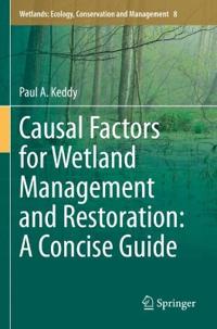 Kirjan kansi "Causal Factors for Wetland Management and Restoration: A Concise Guide"