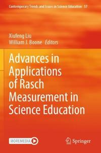 Kirjan kansi "Advances in Applications of Rasch Measurement in Science Education"