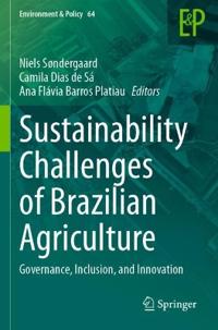 Kirjan kansi "Sustainability Challenges of Brazilian Agriculture"