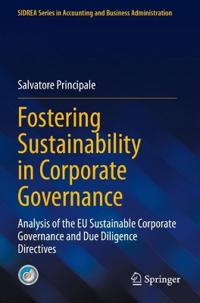 Bokomslag för "Fostering Sustainability in Corporate Governance"