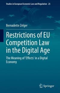 Bokomslag för "Restrictions of EU Competition Law in the Digital Age"